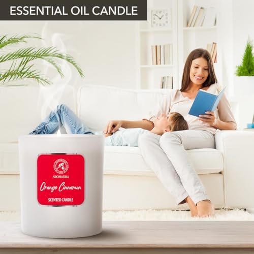 Vue 4 de Bougie Parfumee Orange Cannelle