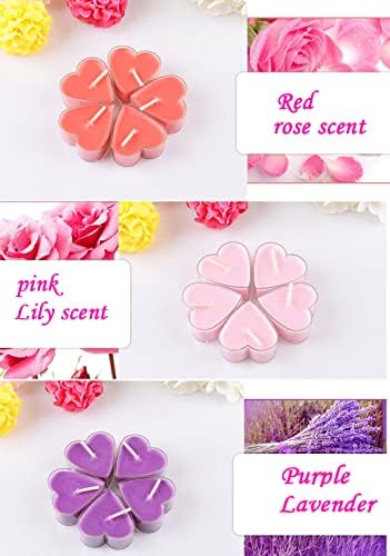 Vue 4 de Bougies Coeur Bougie Chauffe