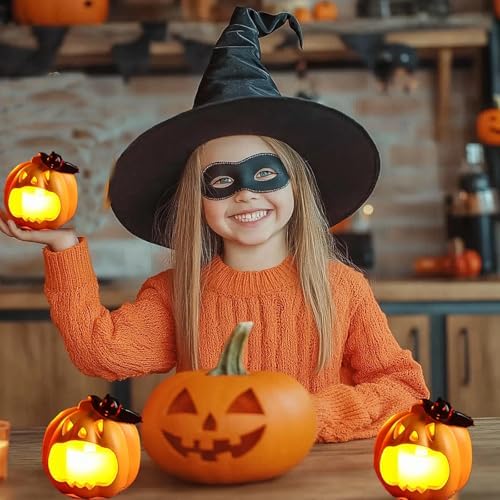 Vue 5 de Pieces Citrouille Lanterne Halloween