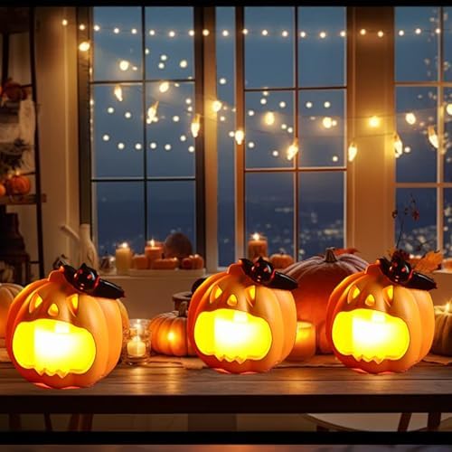 Vue 6 de Pieces Citrouille Lanterne Halloween