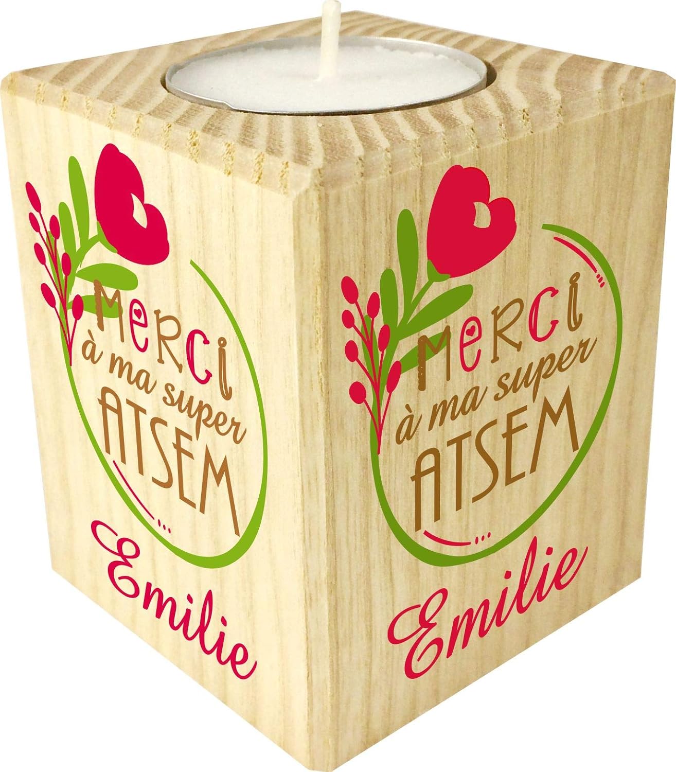 Bougie Personnalisee Merci