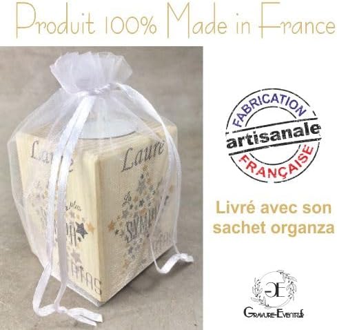 Vue 4 de Bougie Personnalisee Merci