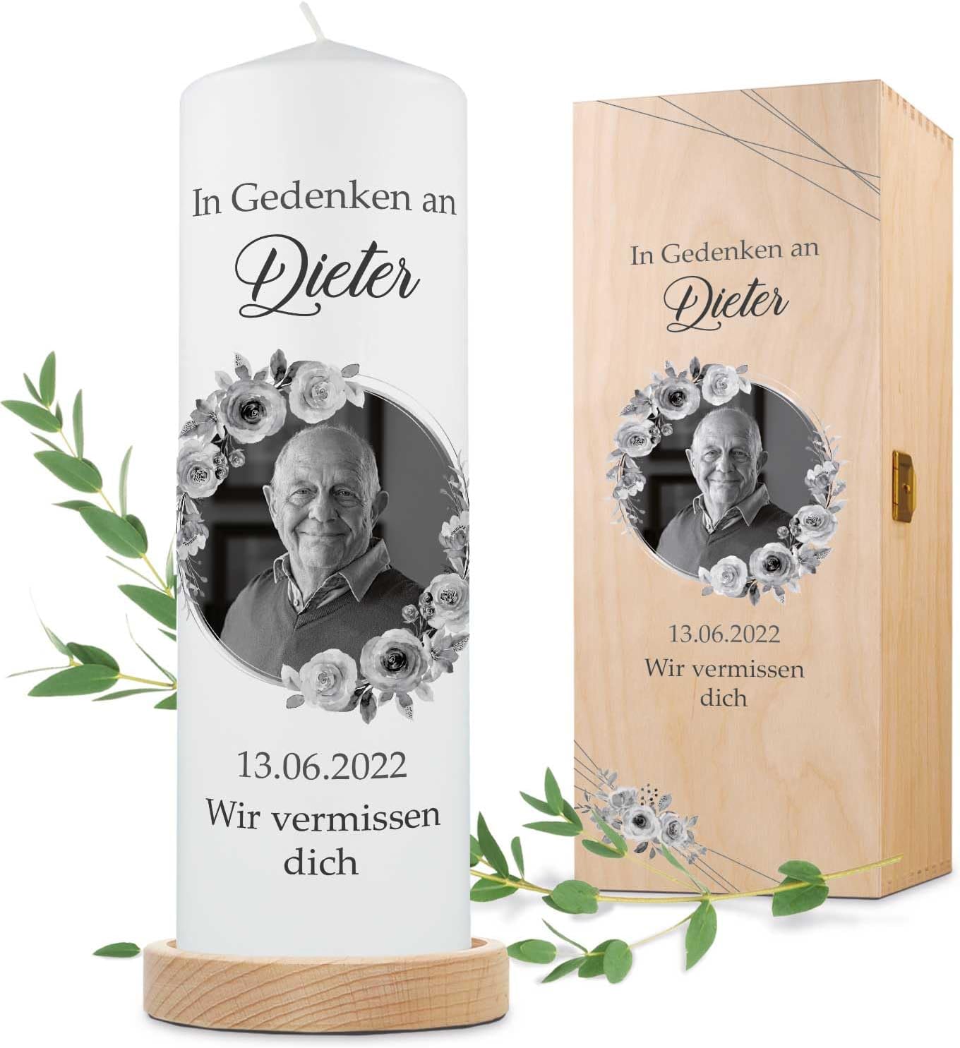 Gravurzeile Bougie Personnalisee En