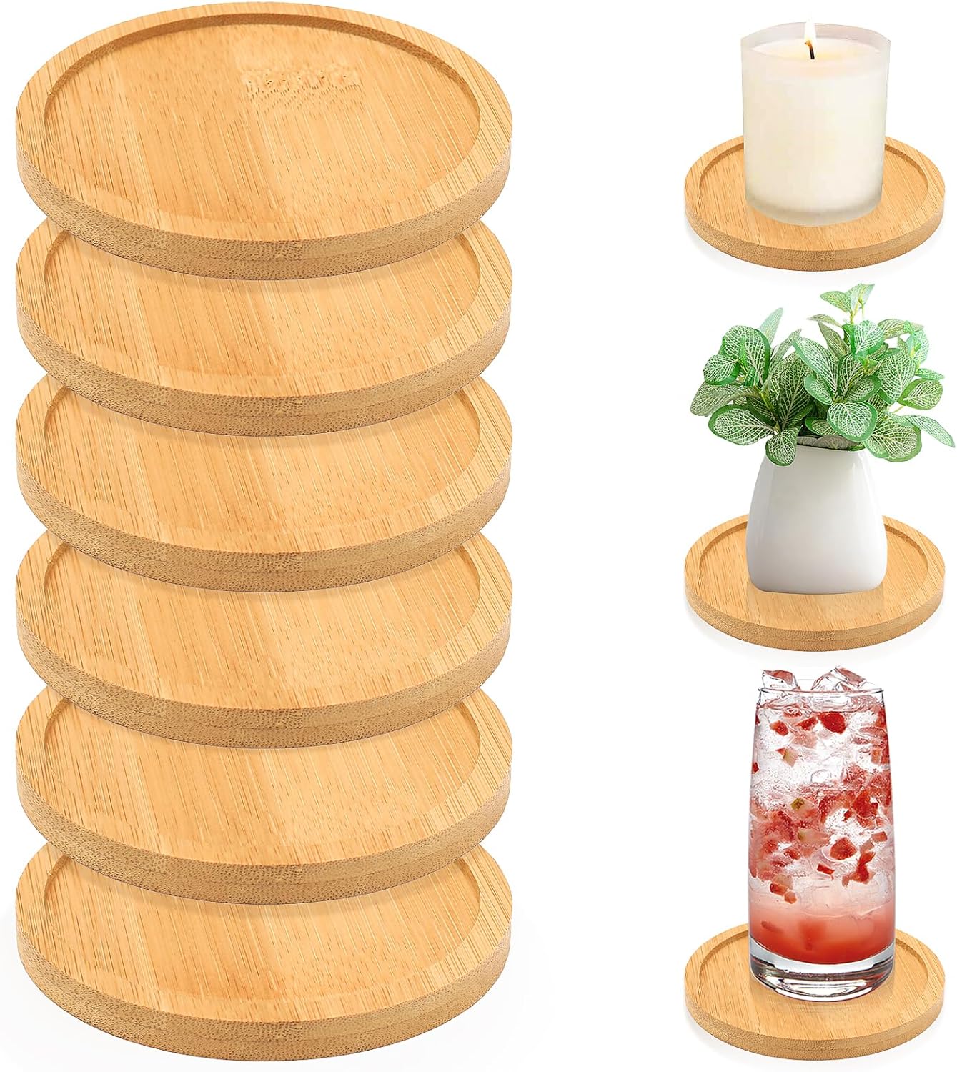 Lot De Bougeoirs Piliers