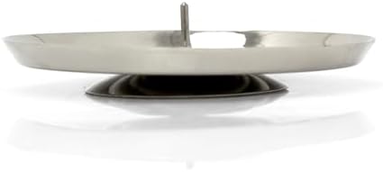 Vue 4 de Argent Ronde Tige En