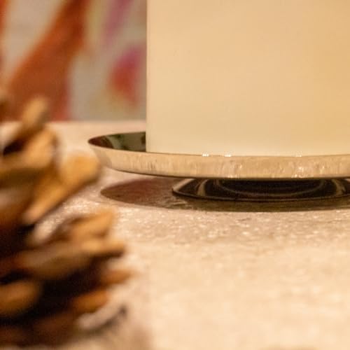 Vue 5 de Argent Ronde Tige En