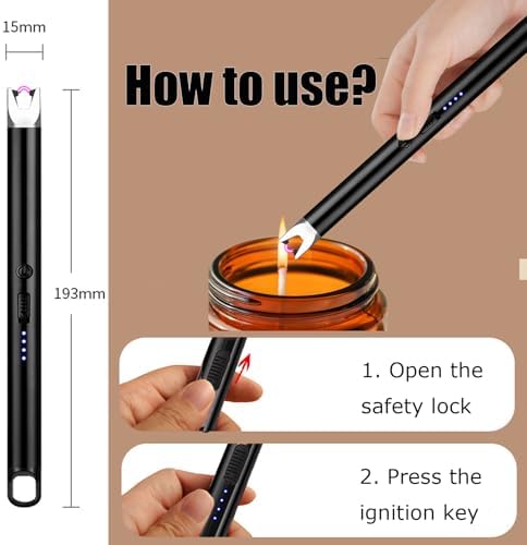 Vue 5 de Jieyuchu Briquet Electrique Usb