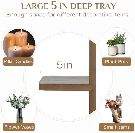 Vue 4 de Walasis Lot De Bougeoirs