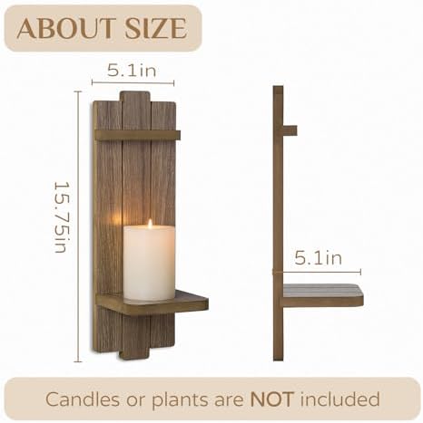 Vue 6 de Walasis Lot De Bougeoirs