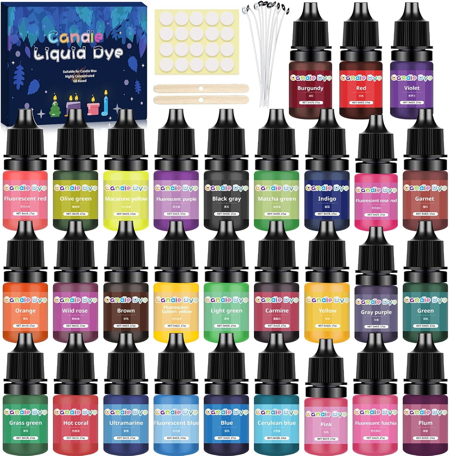 Colorant Liquide De Bougie