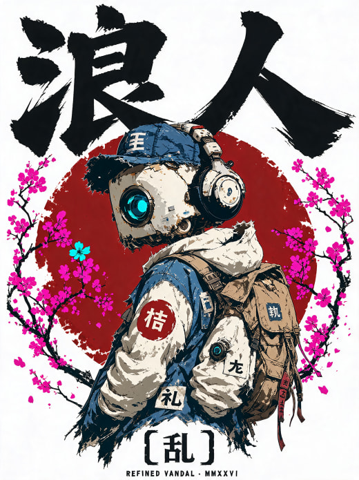 Ronin wallpaper, tablet size
