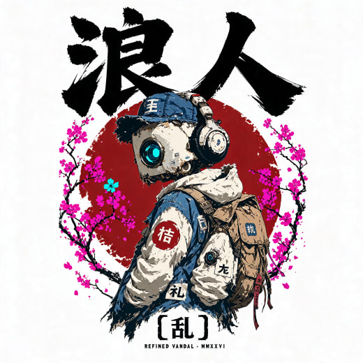 Ronin wallpaper, square