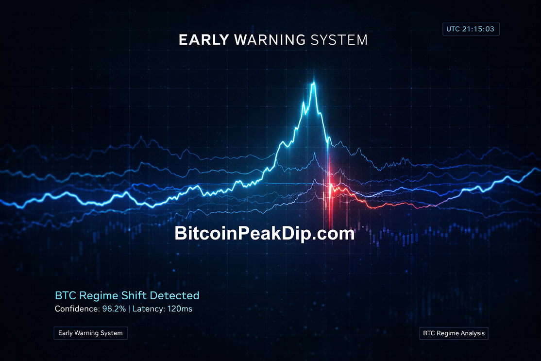 Hello World：ビットコイン・ピークディップ早期警報システムへようこそ