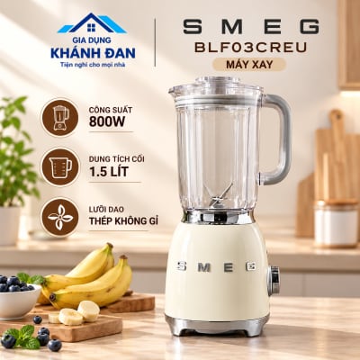 Máy xay sinh tố Smeg BLF01CREU