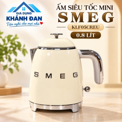 Ấm siêu tốc mini Smeg  KLF05CREU 0.8lit