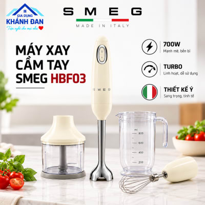 Máy Xay Cầm Tay SMEG HBF03 700W Đa Năng
