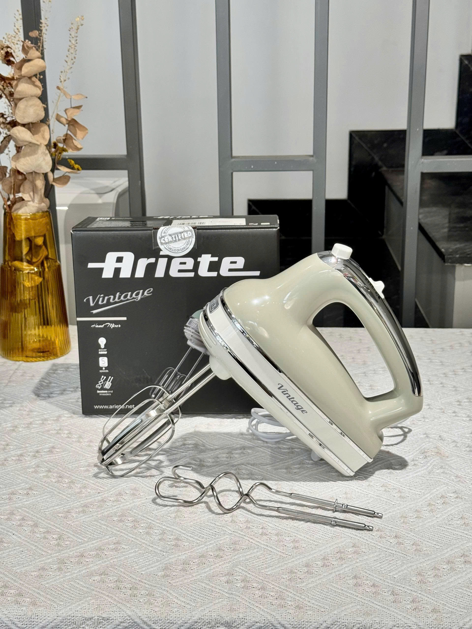 Máy đánh trứng Ariete 00C154803AR0 màu kem