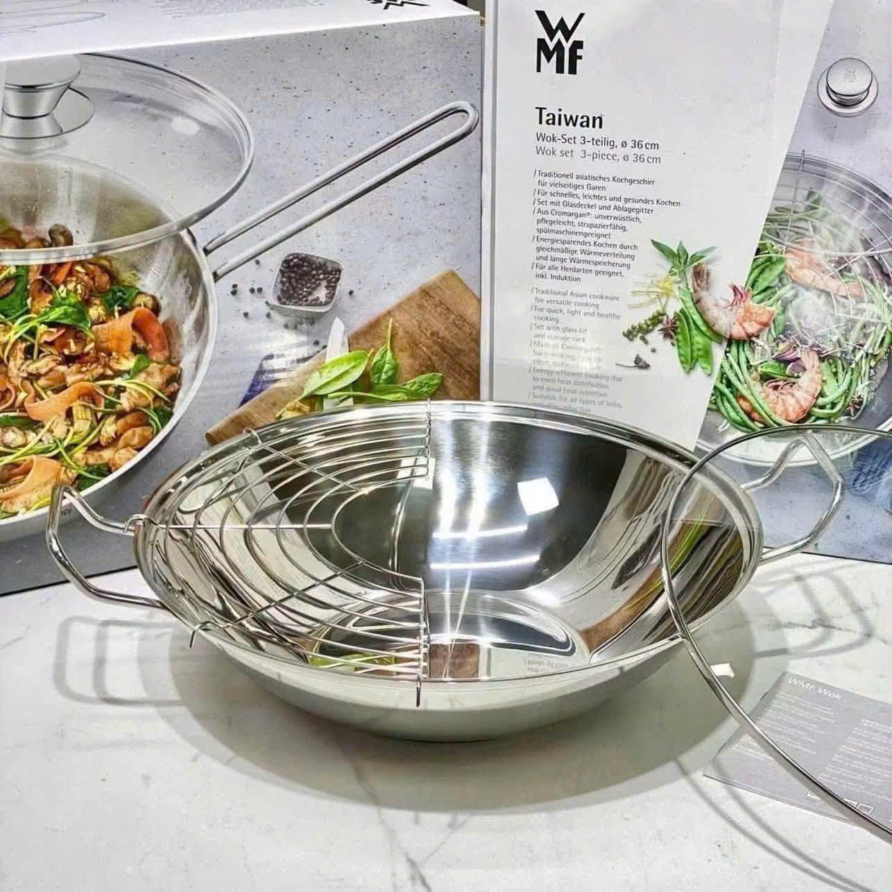 Chảo WMF Party Wok Set Taiwan 36 cm