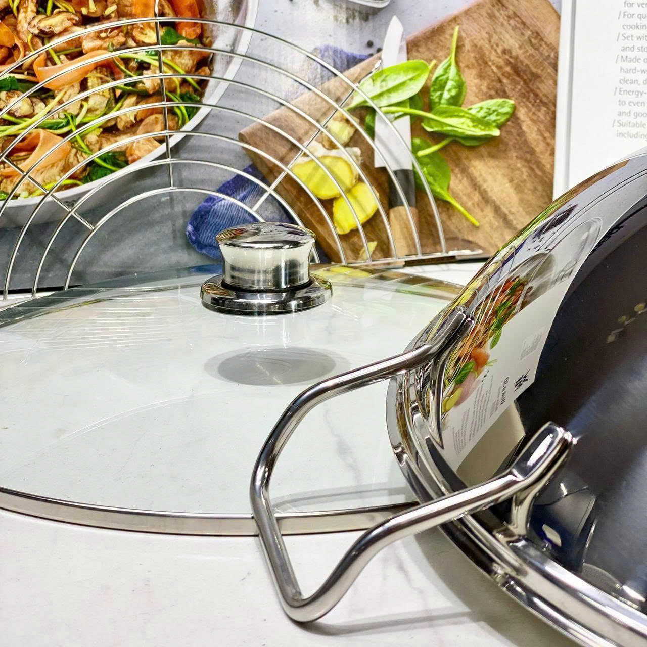 Chảo WMF Party Wok Set Taiwan 36 cm - góc nhìn 4