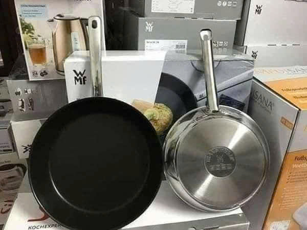 Bộ chảo WMF Edelstahlpfannen-Set 24cm và 28cm