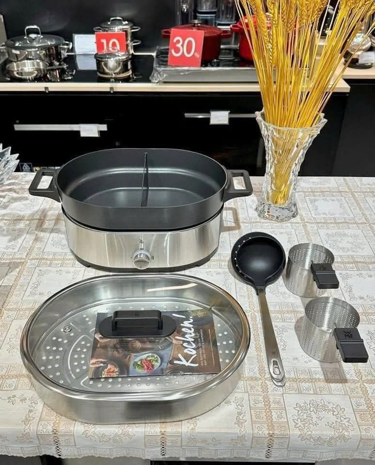 Nồi Lẩu Hấp Điện WMF 2 Ngăn 3,6L