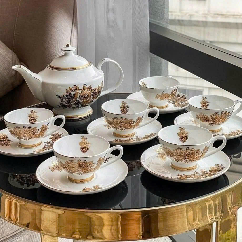 Bộ Trà Sứ Xương Imperial London Hoa Cúc Vàng