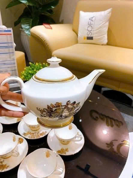 Bộ Trà Sứ Xương Imperial London Hoa Cúc Vàng