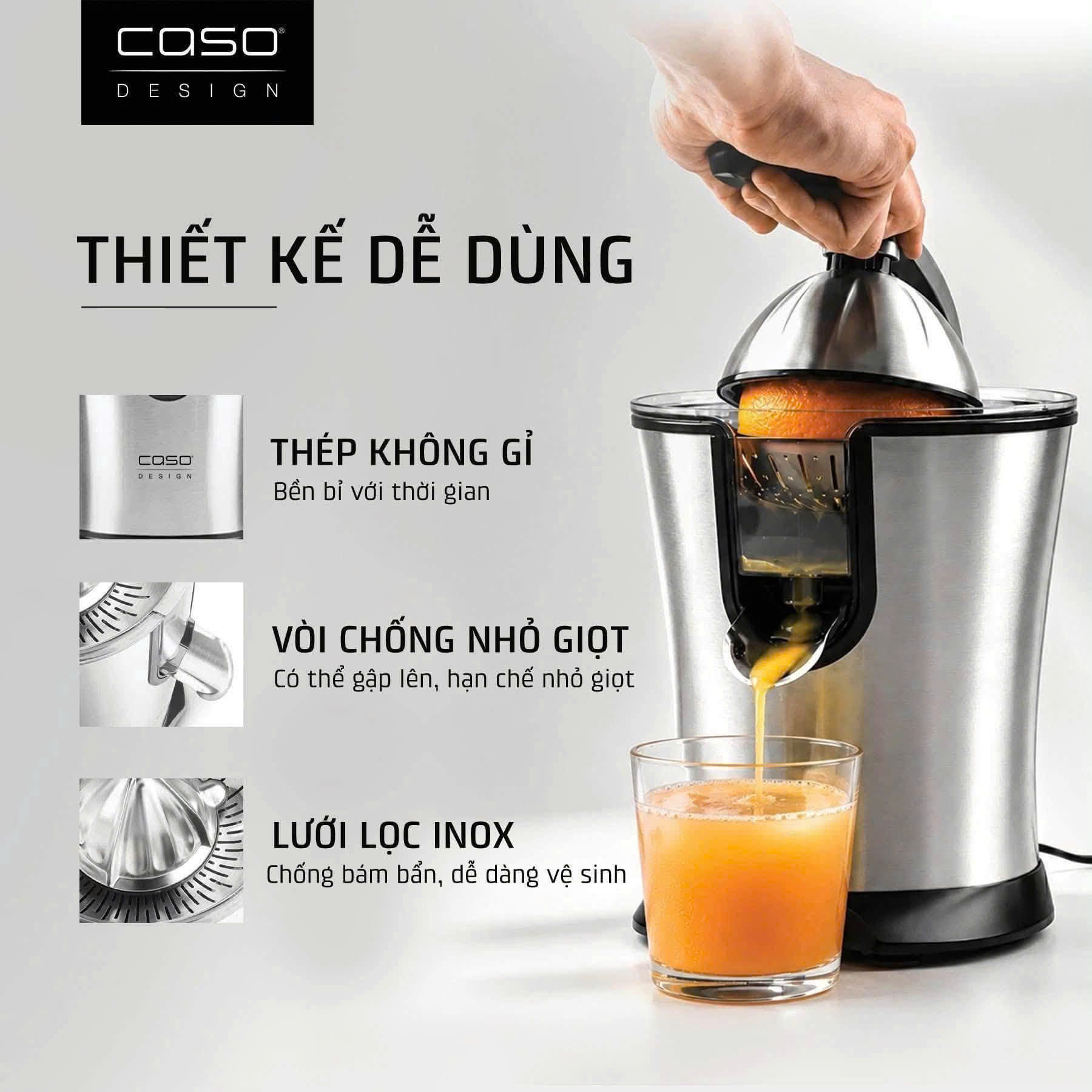 Máy Vắt Cam CASO CP 330 Pro
