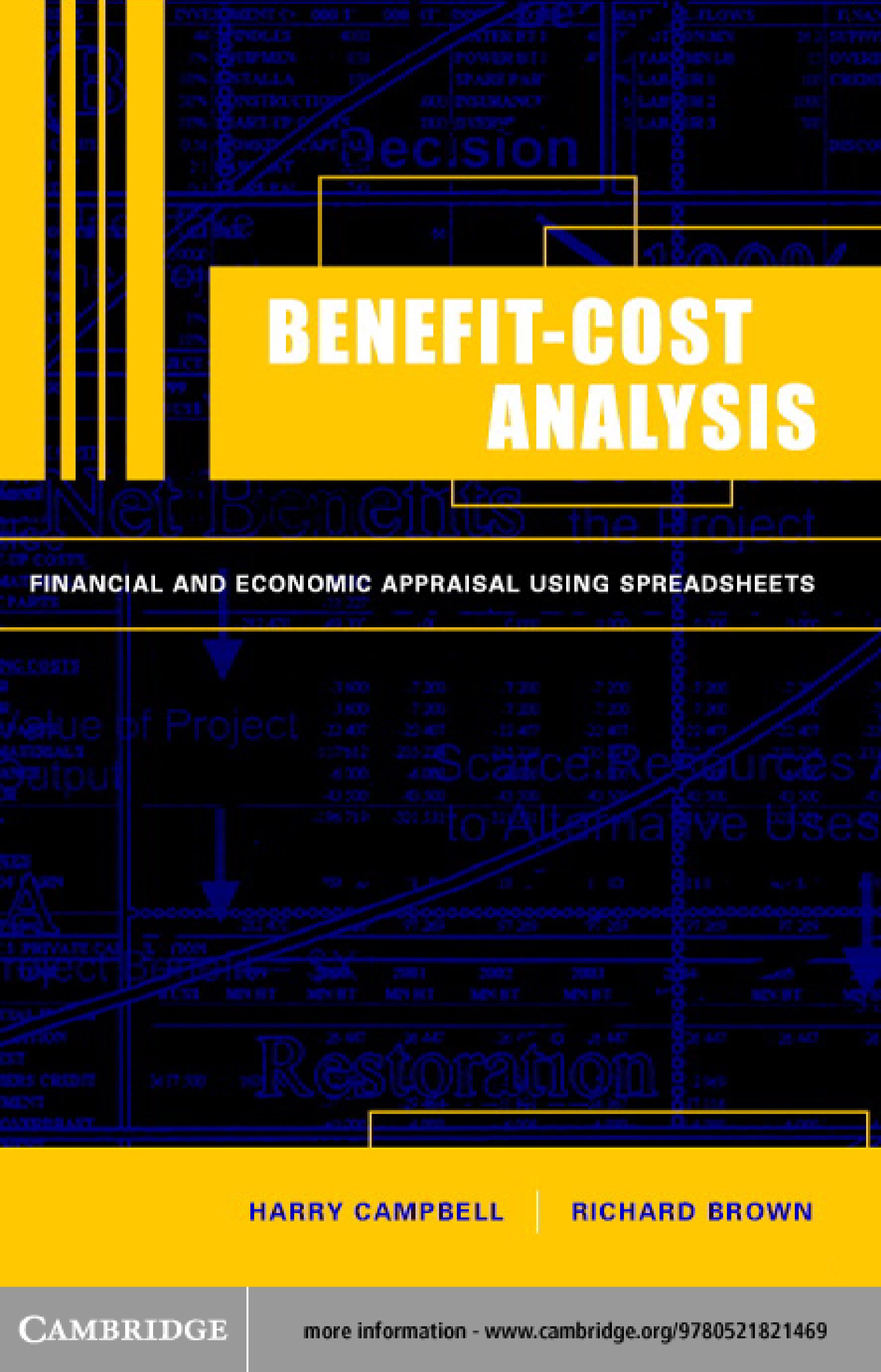 Benefit-cost analysis