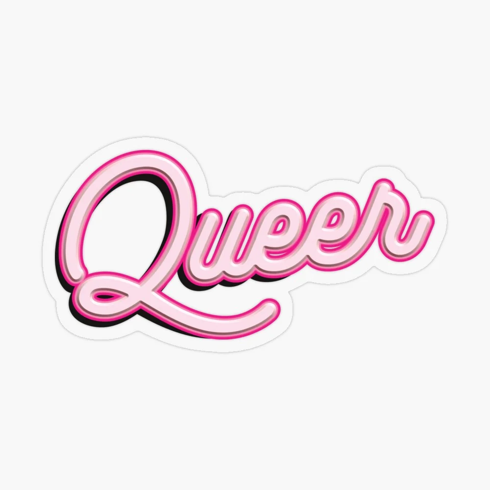 Stylish and practical: the 'Queer Pop' sticker.