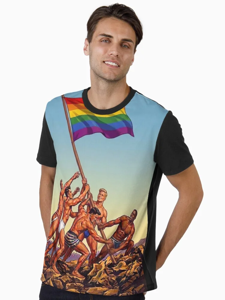 Carry your pride wherever you go with this stylish graphic T-shirt.