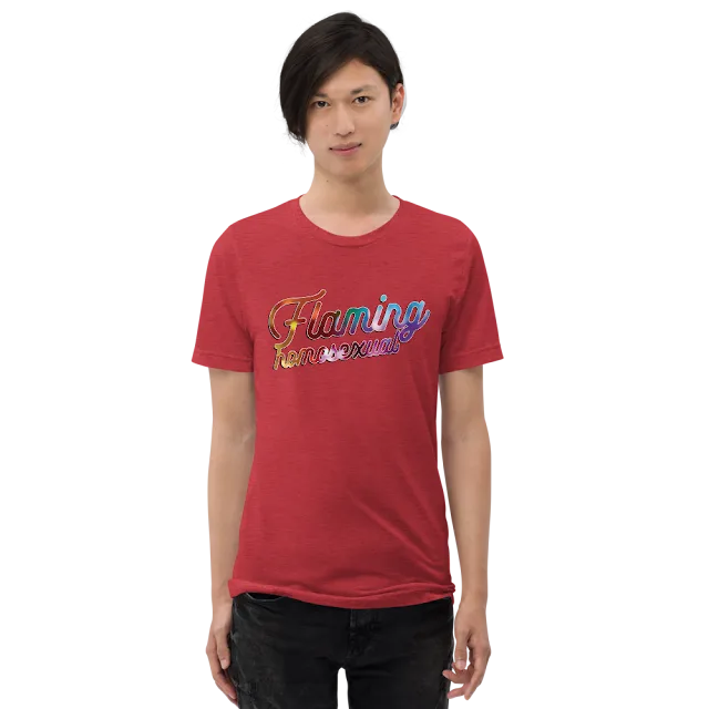 Flaming homosexuality shirt to all cool flaming gay twinks