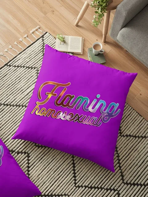 Flaming homosexual a little bit gayish home decor