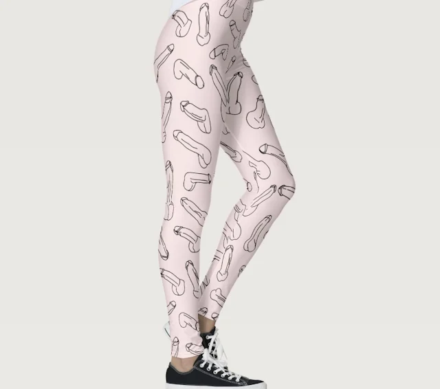 Penis pattern leggings
