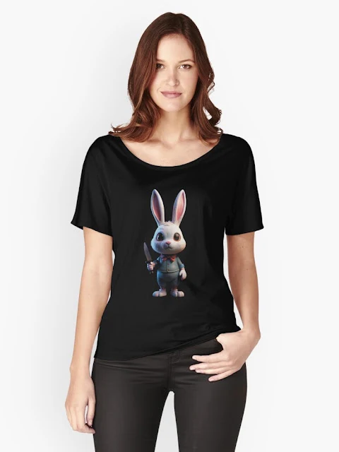 Cute bunny from hell t-shirt.