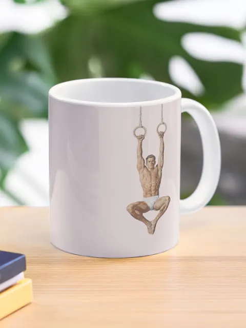 Vintage Male Gymnast Coffee Mug