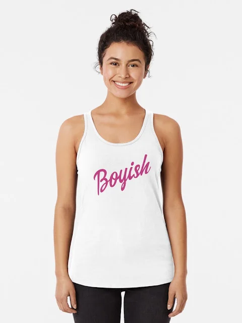 Boyish raceback top