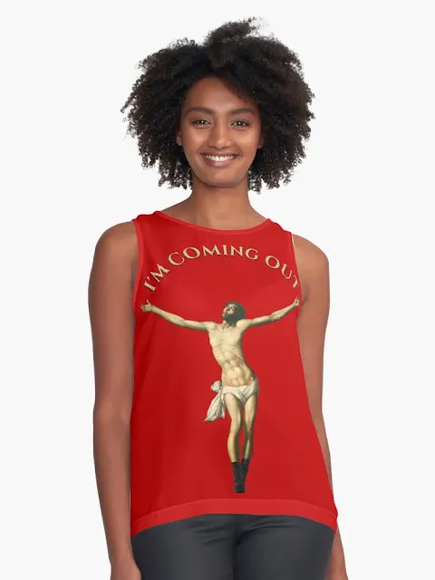 Jesus I'm Coming Out Graphic Art & Merch