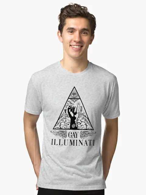 Sacred Gay Illuminati t-shirt