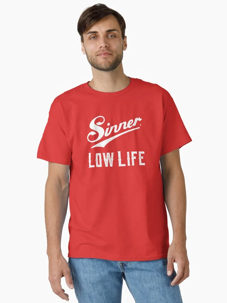 Sinner Low Life: The Ultimate Cheeky Parody Graphic