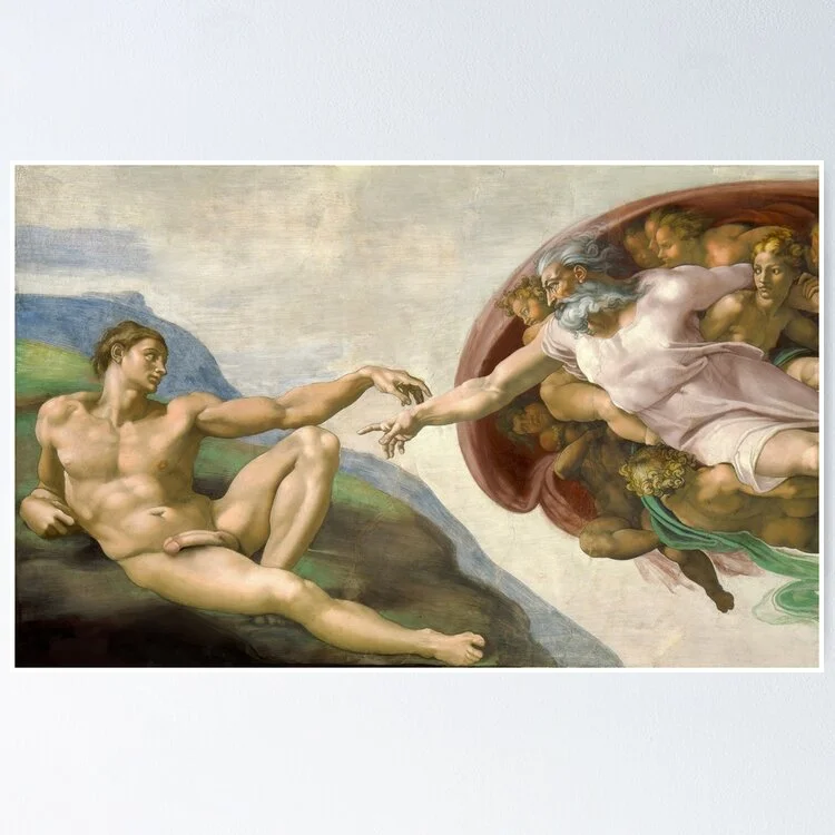 The Erection of Adam: Michelangelo's Cheeky Masterpiece