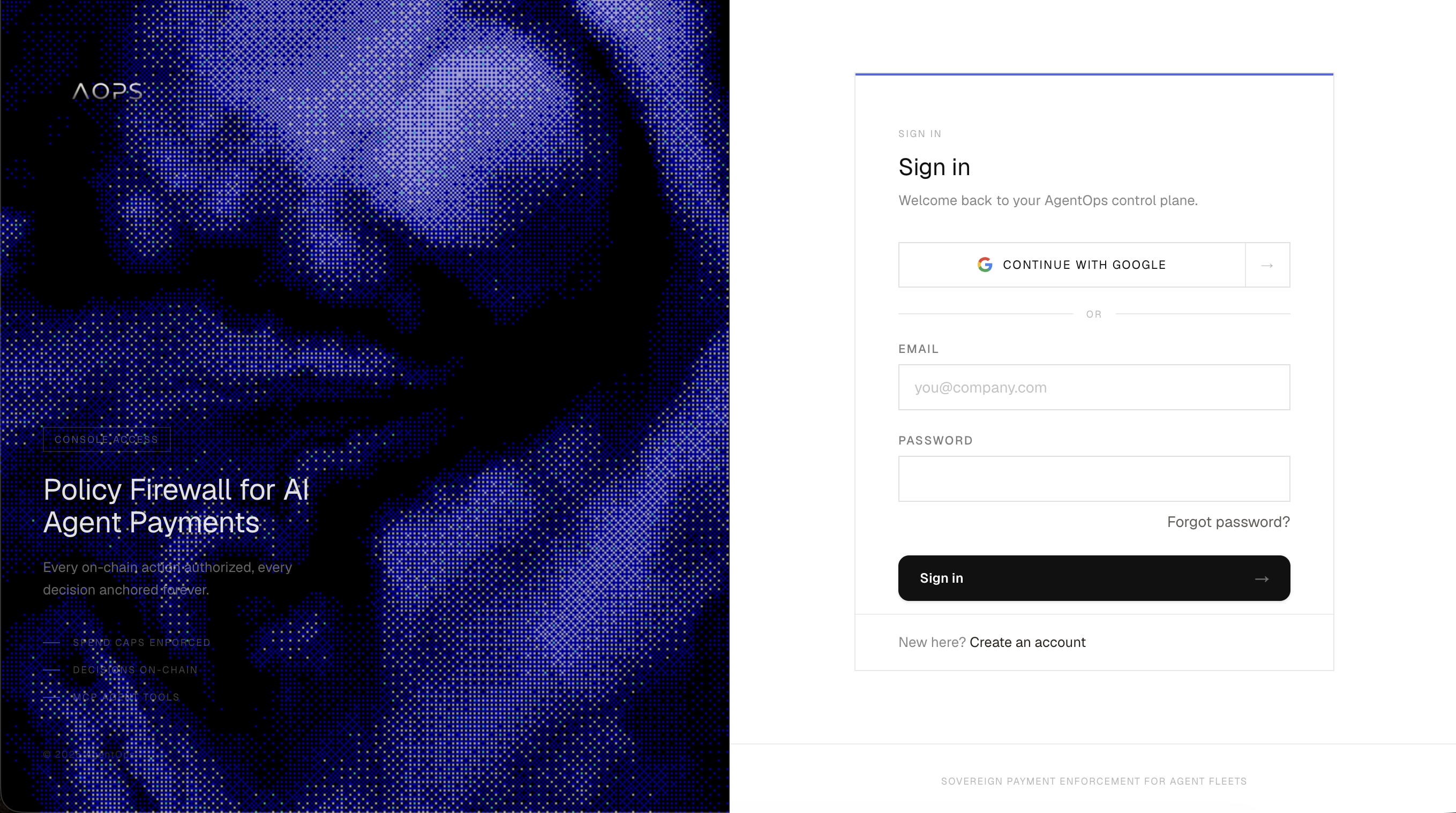 Auth & org setup