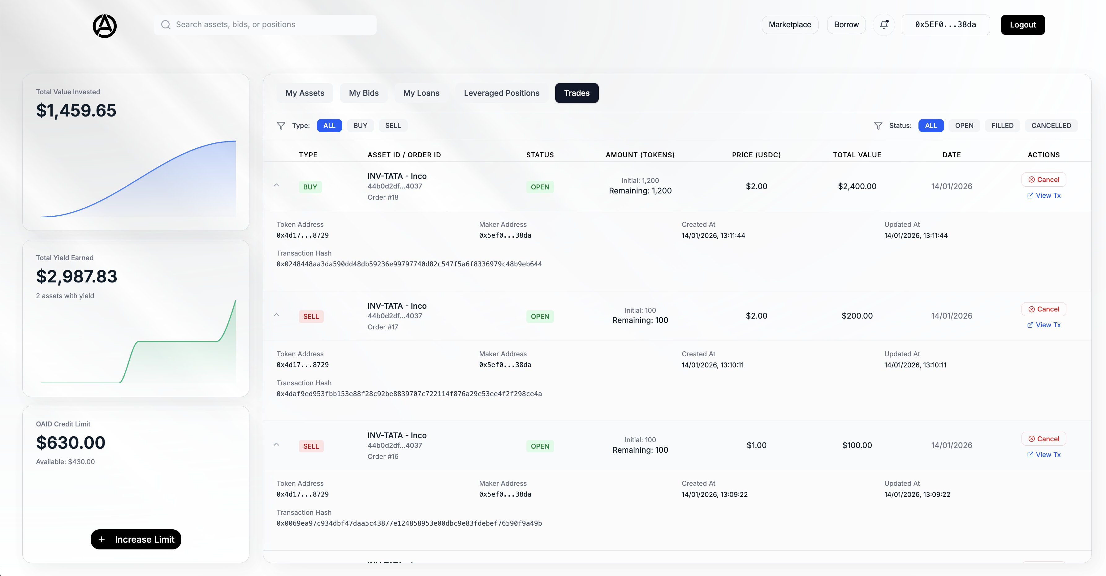 Trade desk