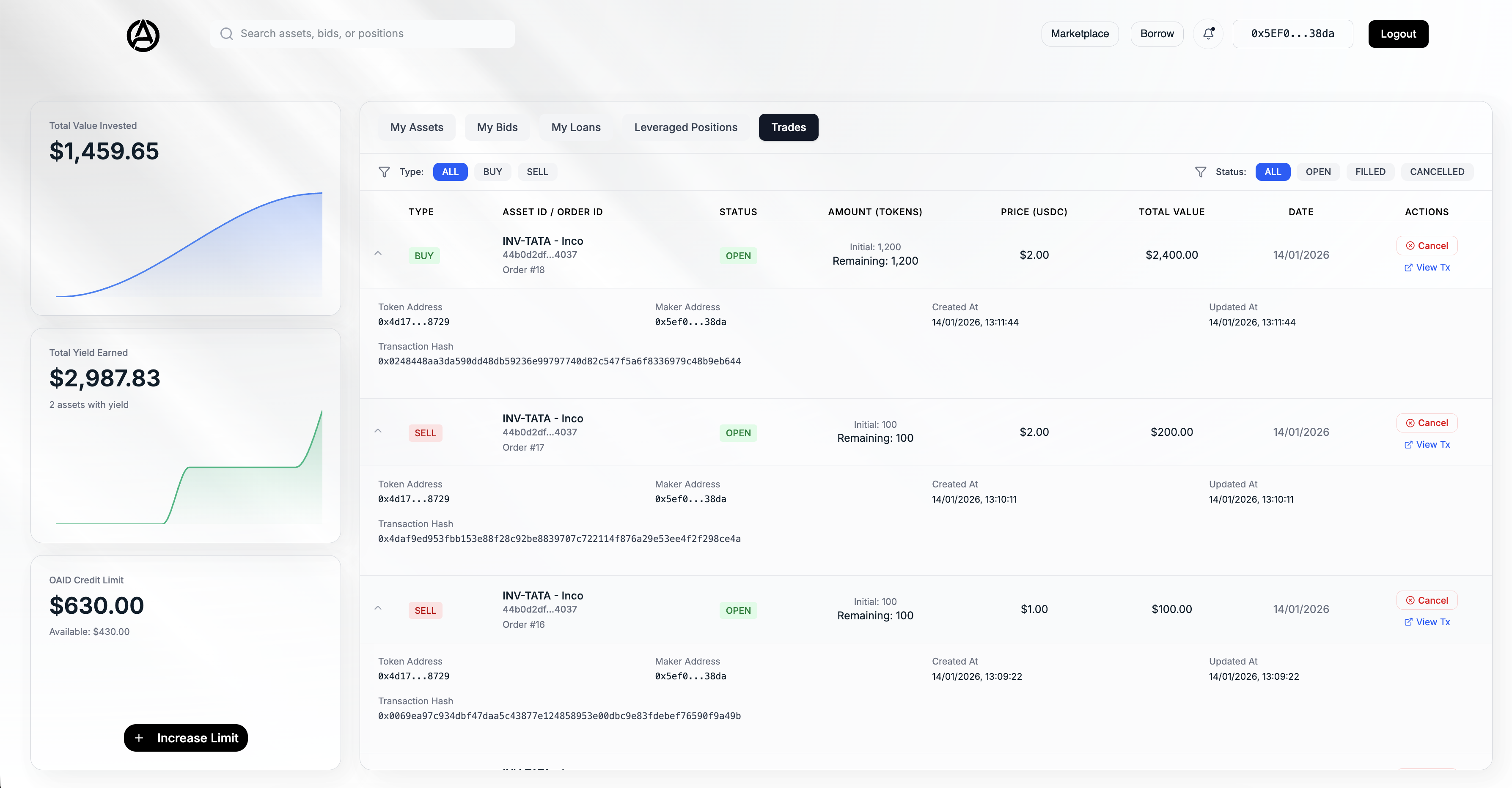 Trade desk