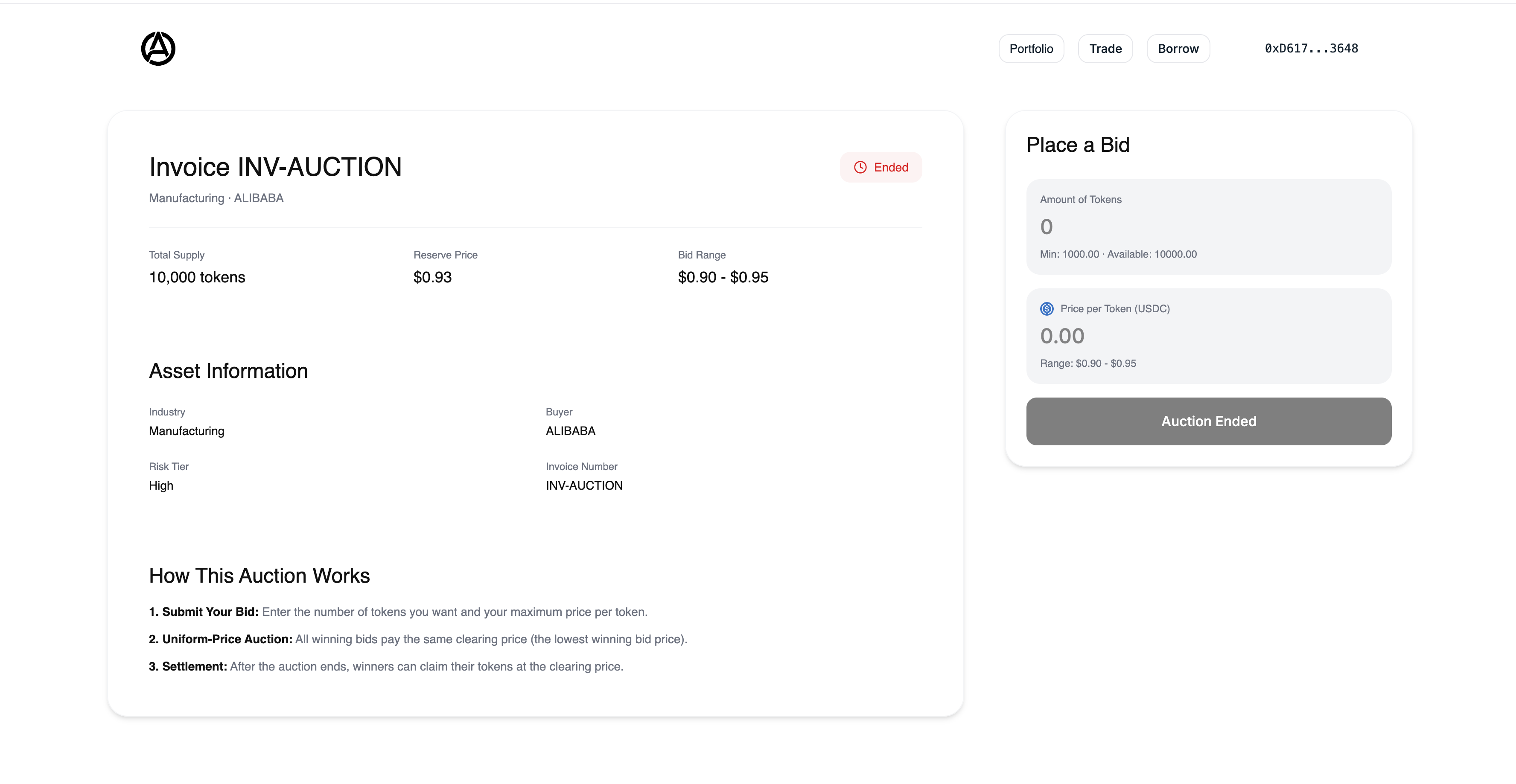 Auction engine