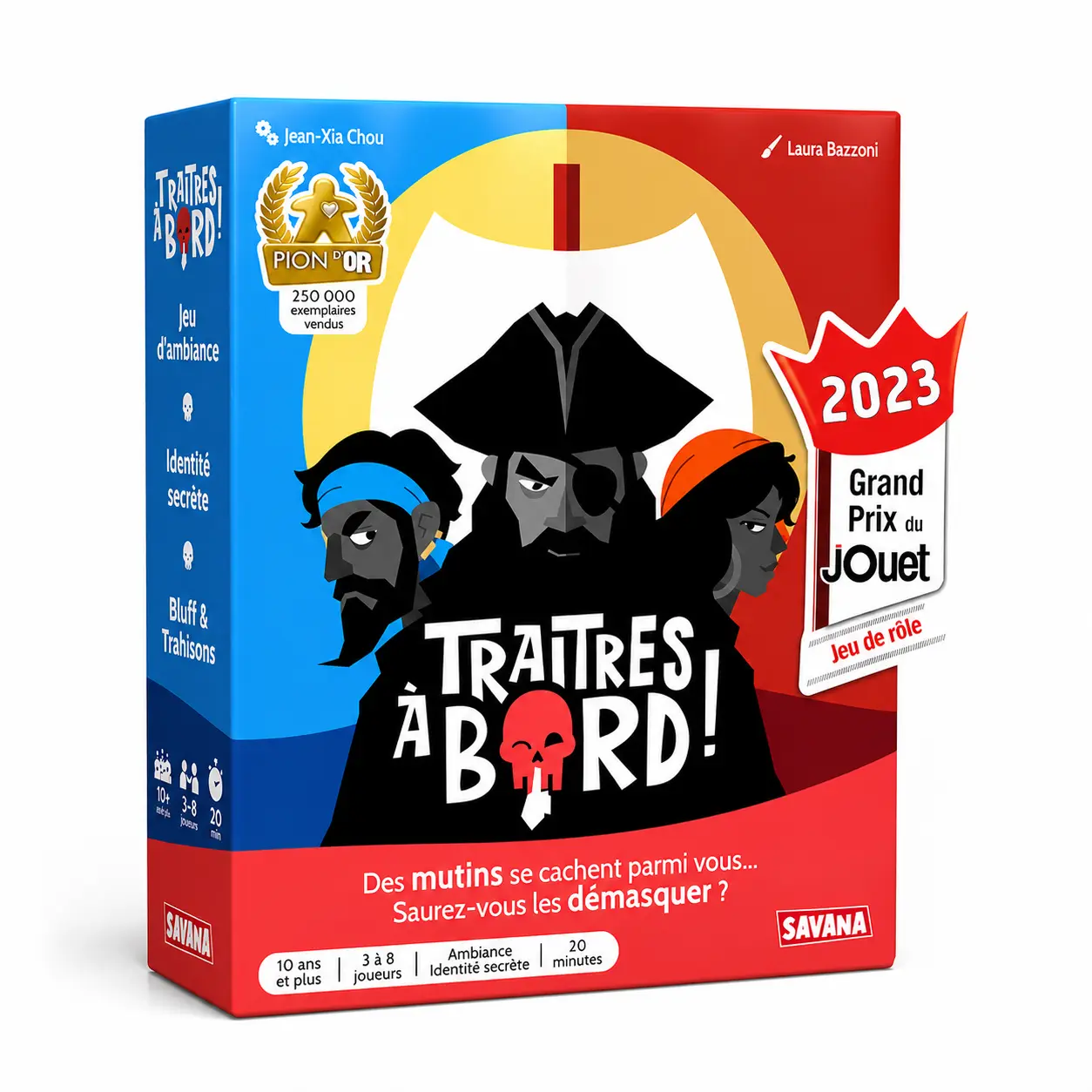 Traîtres à Bord – Jeu de société de bluff et identité secrète