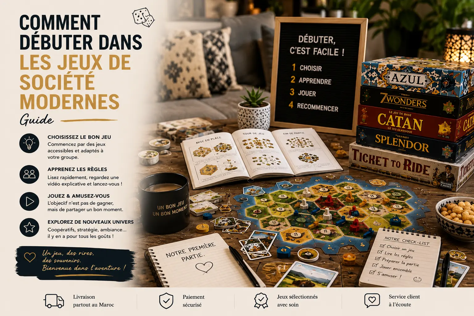 Comment debuter dans les jeux de societe modernes — Guide