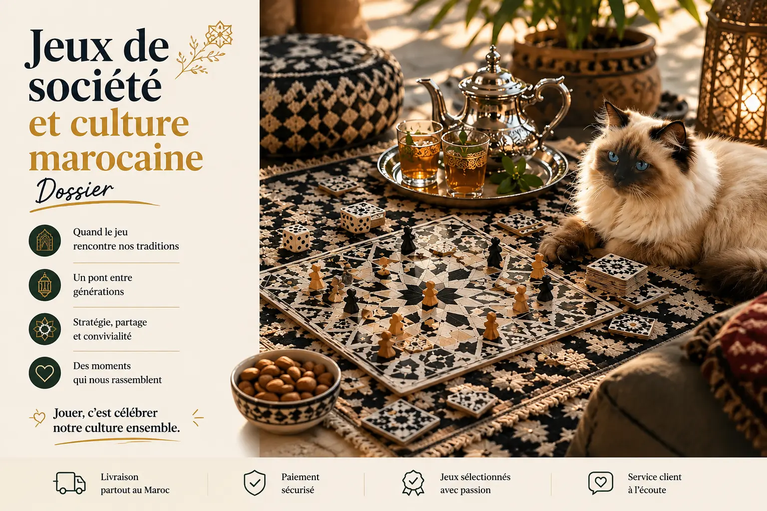 Jeux de societe et culture marocaine — Dossier