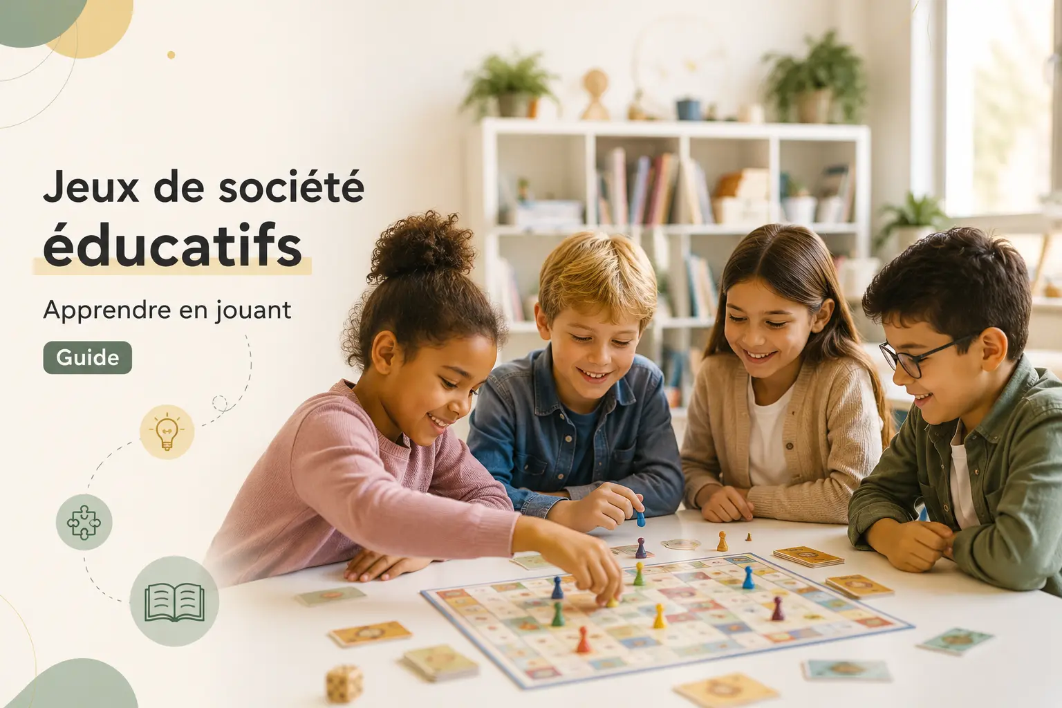 Jeux de societe educatifs : apprendre en jouant — Guide