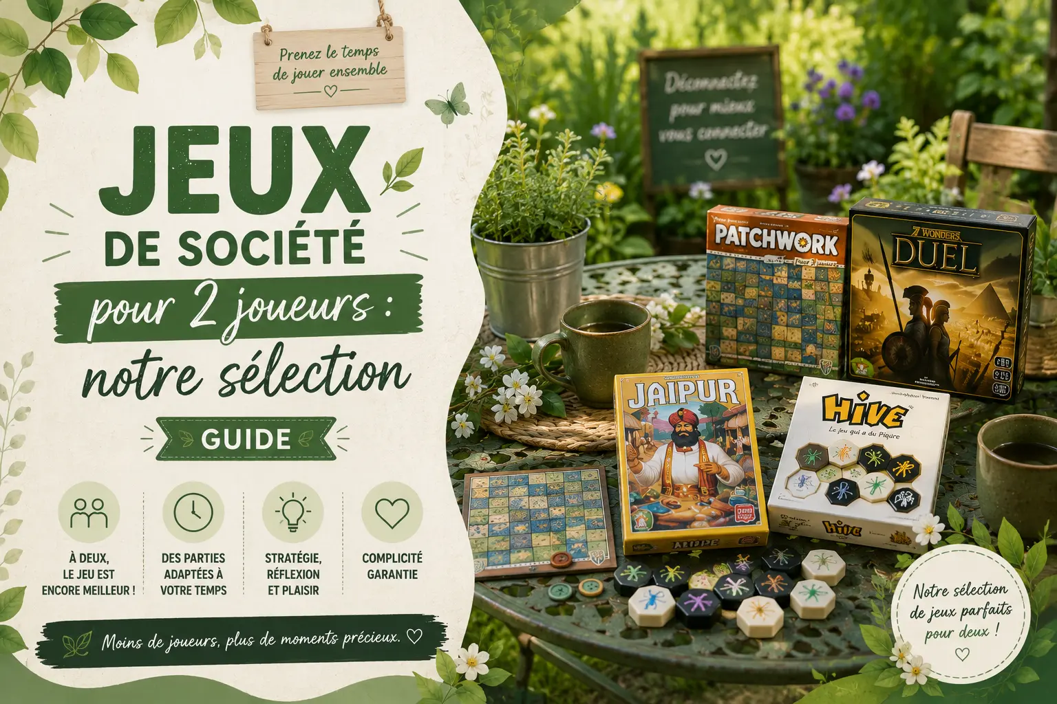 Jeux de societe pour 2 joueurs : notre selection — Guide